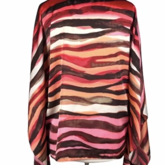 Dana Buchman Silky Poncho Style Top Plus Size 2XL - Picture 7 of 9